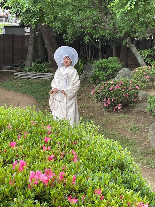 和装の新婦