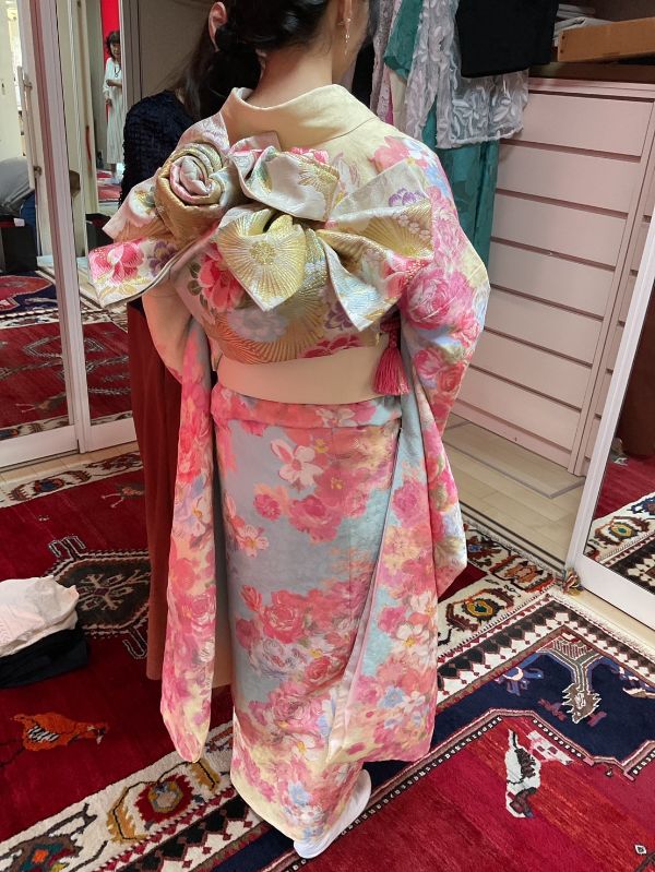 着付けの支度