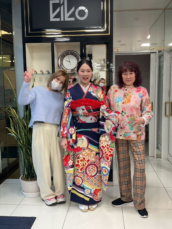 成人式前撮りのお支度