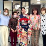 成人式前撮りのお支度をさせていただきました