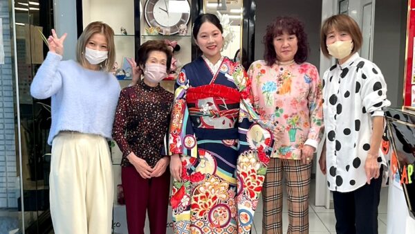 山本店長の姪っ子さん✨成人式の前撮りをお手伝いしました👘