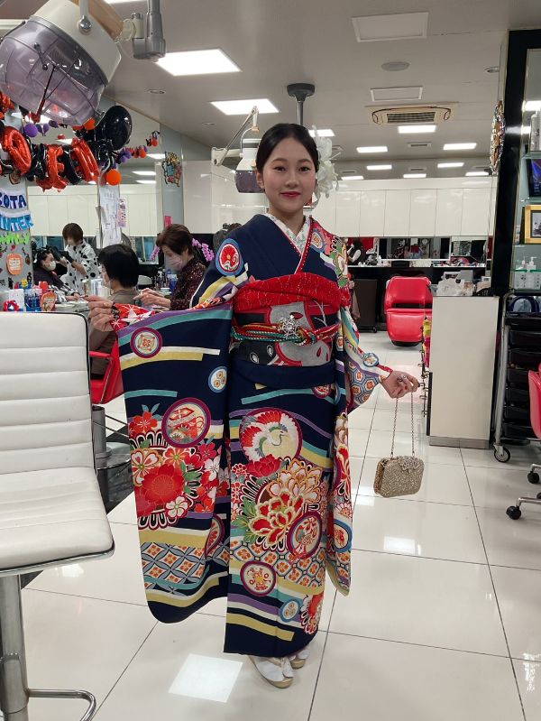 成人式前撮りのお支度