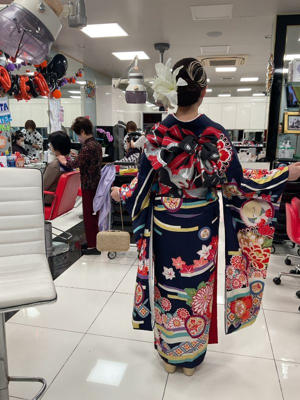 成人式前撮りのお支度