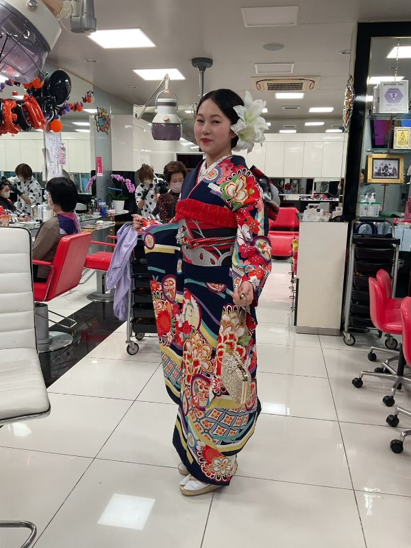 成人式前撮りのお支度