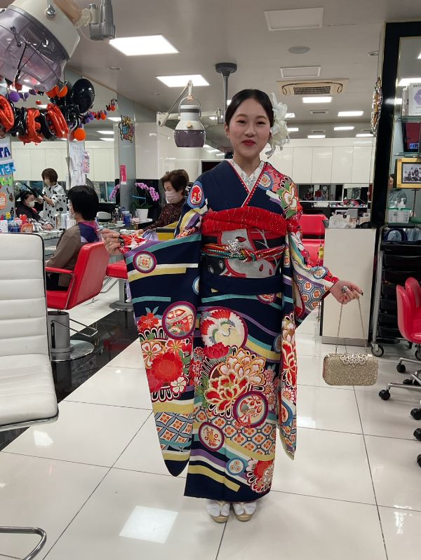 成人式前撮りのお支度