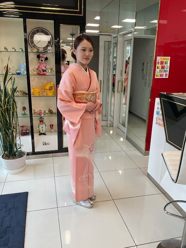 お宮参りの着付け