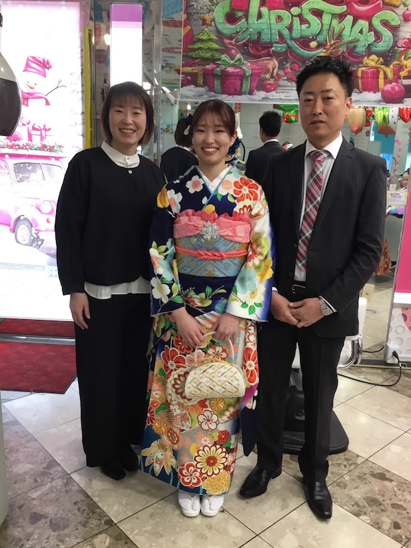 成人式前撮りのお支度