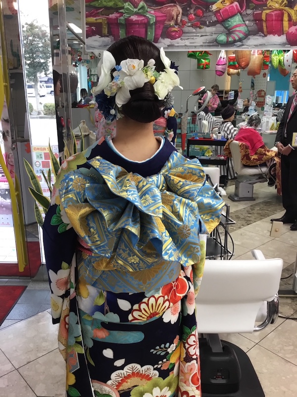 成人式前撮りのお支度