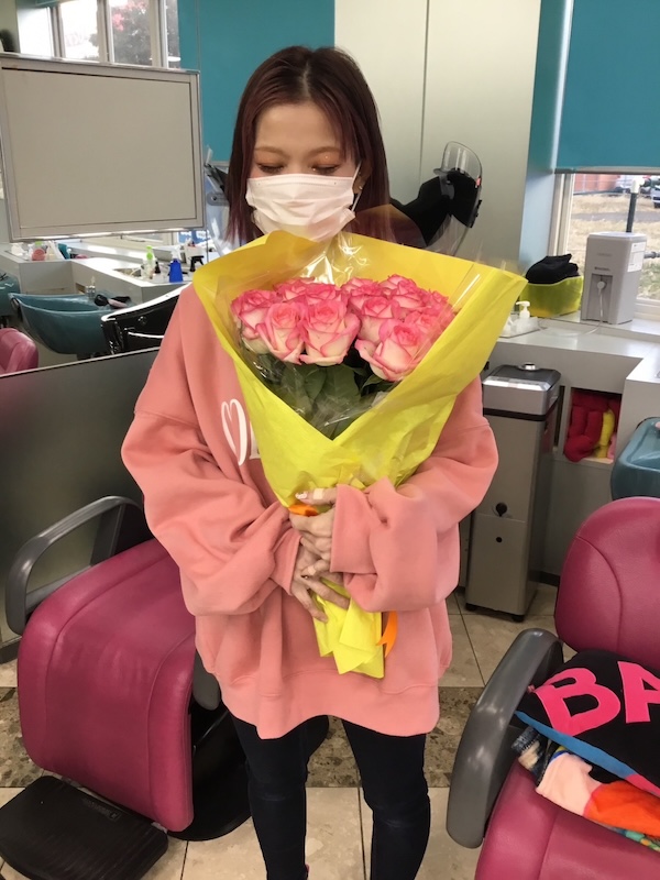 スタッフ金高の誕生日のお祝い