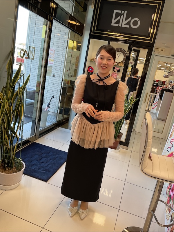 パーティ用のヘアセット