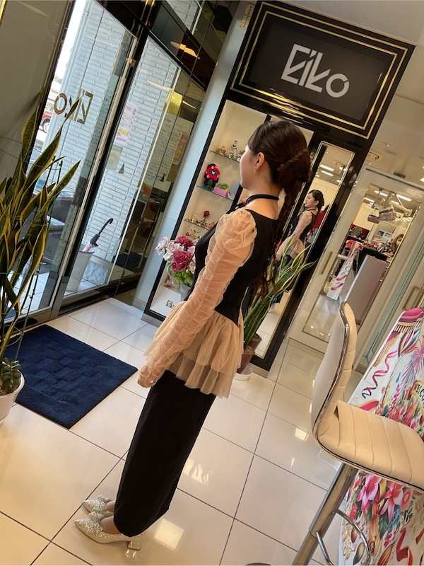 パーティ用のヘアセット