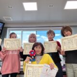 永年勤続者表彰の賞状