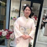 卒業式の着付け