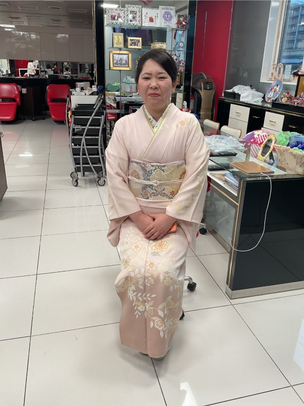 卒業式の着付け