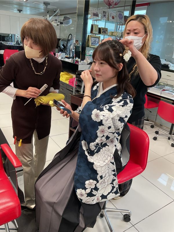 お支度のお手伝い