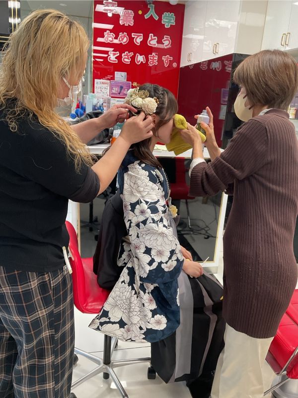 お支度のお手伝い