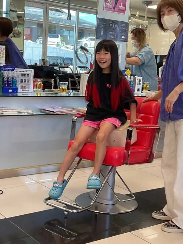施術が終わった妹