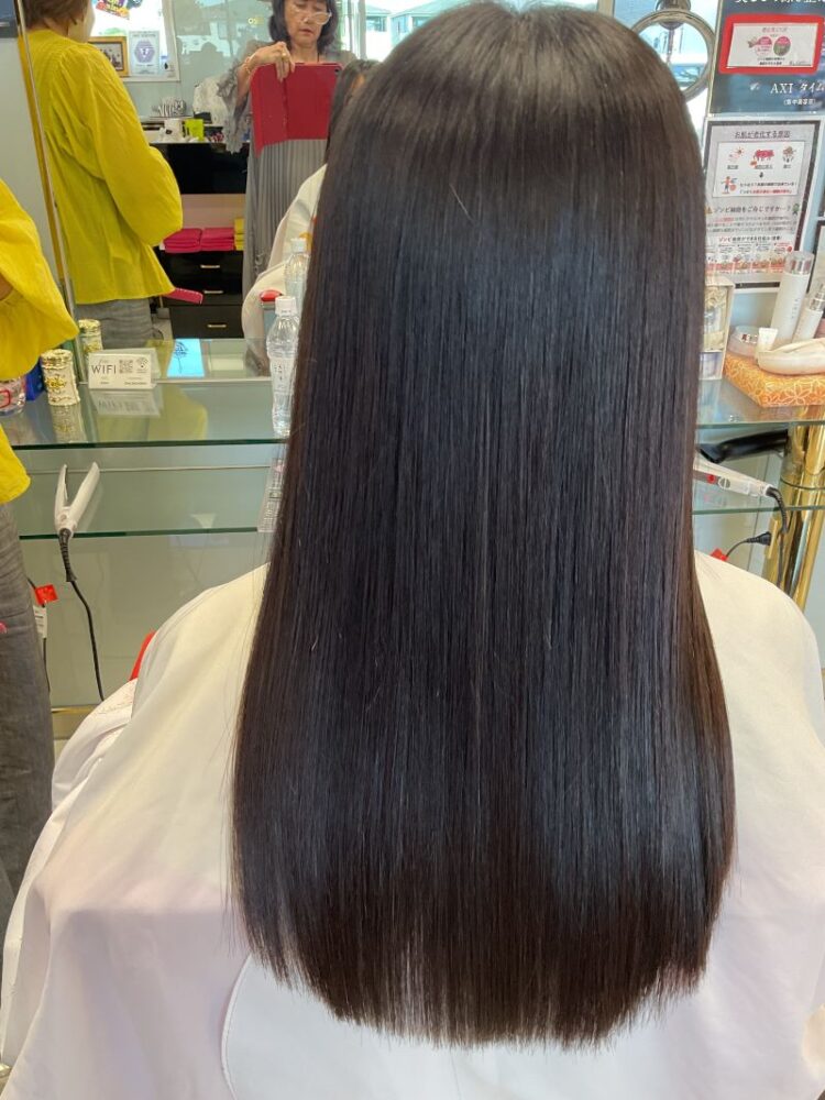 髪質改善ストレート