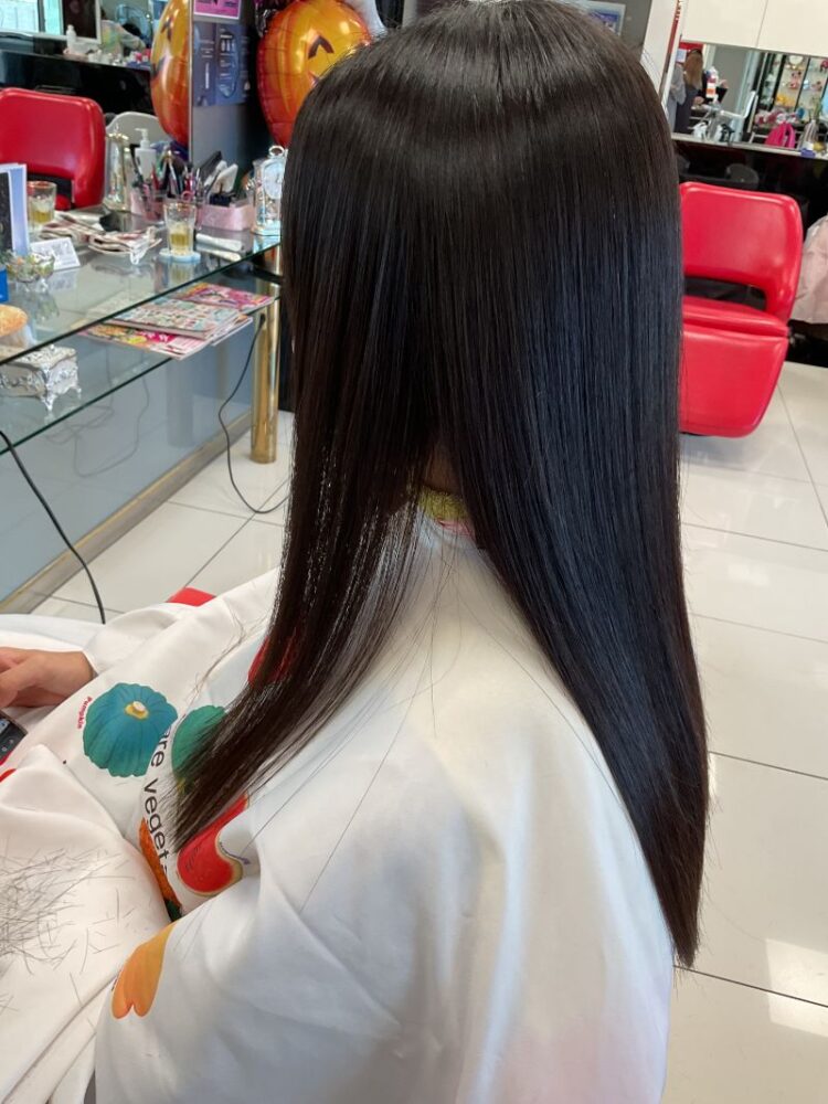 髪質改善ストレート